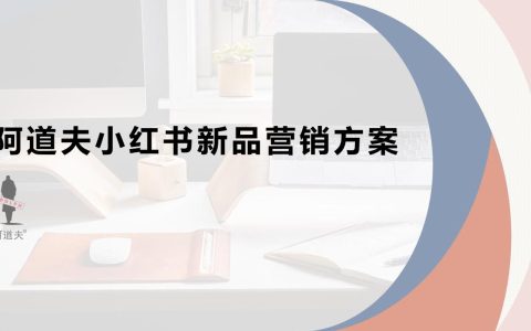 阿道夫新品小红书新品营销方案