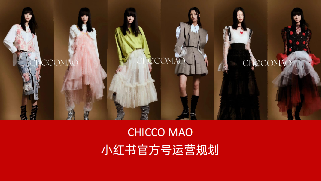 设计师品牌chicco mao（服装）小红书运营规划