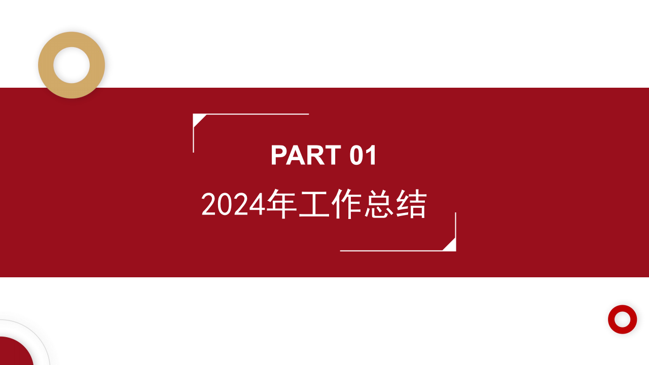 2024年终总结框架