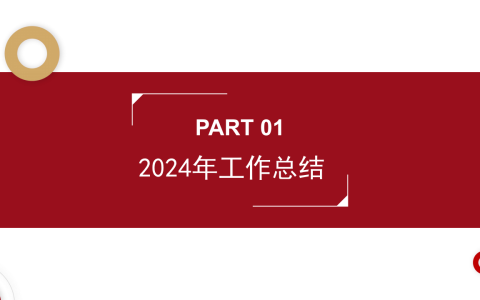 2024年终总结框架